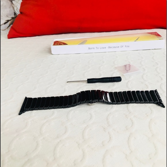 For IPhone Watch Black Stainless Steel Band,42mm - Picture 4 of 8